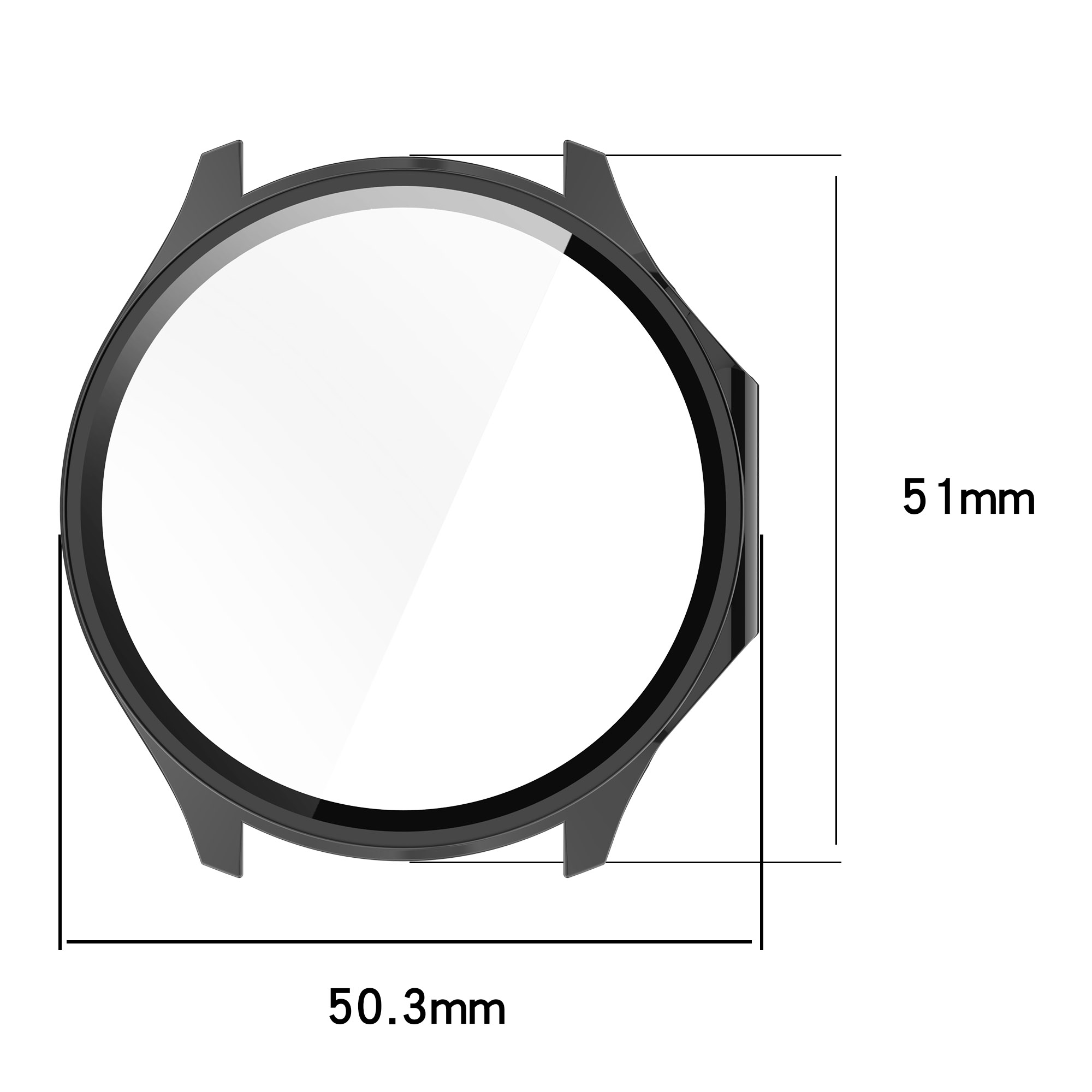 Cover Shell Case for OPPO Watch X2 with Tempered Glass Film for Watch 3 Screen Protector Film Cover Scratchproof Case