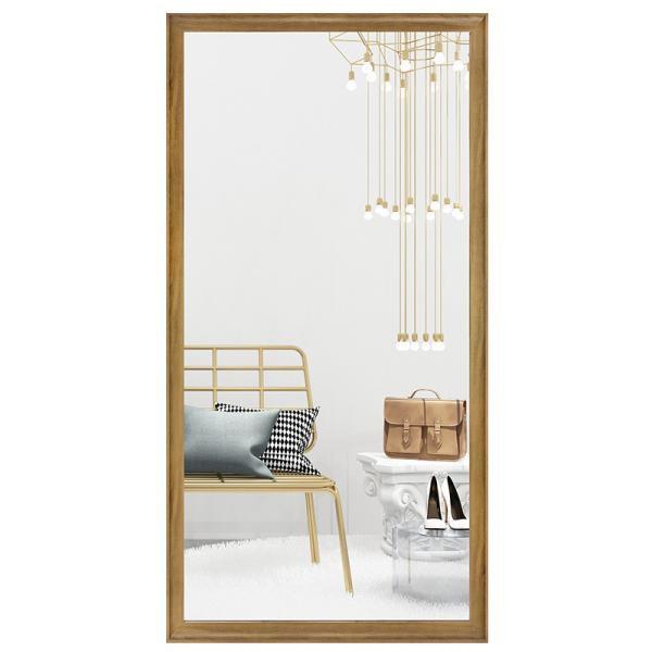 Custom Large Full Size Long Wall Floor Standing Mirror with Glass Rectangular Frame