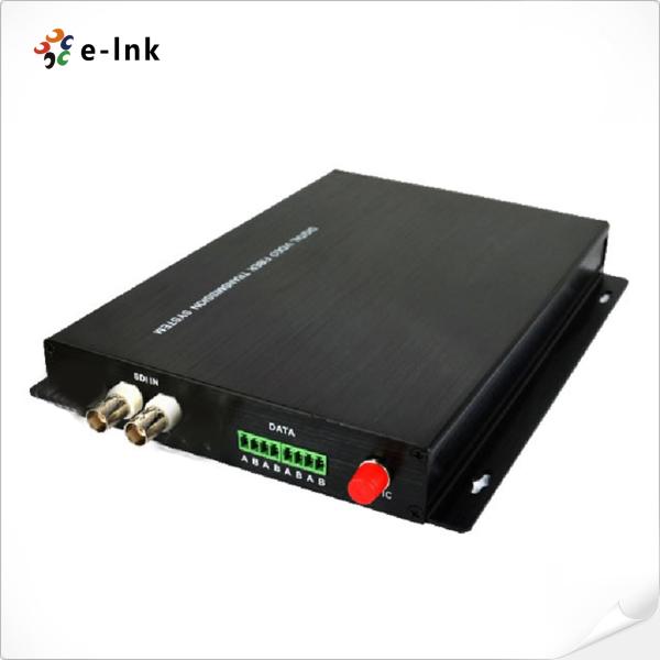 Transmetteur/récepteur à fibre optique unidirectionnelle SD-SDI/ASI