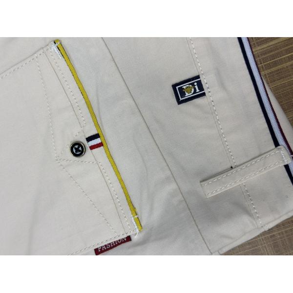 Knitted Fabric Trousers for Men's Formal Cotton Pants in Khaki Color from XMAMLON RTS