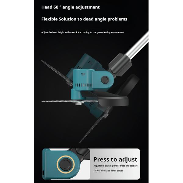 9 дюймовый бесстыкочный электрический садовый газонокосилка 500 Вт с дисплеем питания