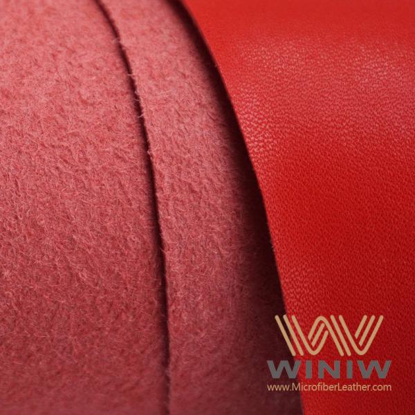 Anti Slip PU Faux Leather Fabric Scratch Resistant Microfiber Leather Material