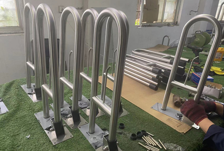 18 Inch Handicap Stainless Steel Grab Bars Stainless Grab Rails For Disabled