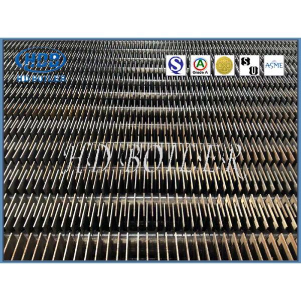ISO9001 Compact Serrated Heat Exchanger Copper Fin TubeBoiler Fin Tube