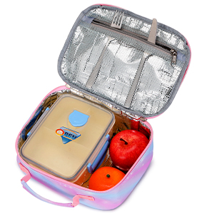 Unicorn Girls School Backpack Large Capacity Three Piece Set with Waterproof Inner Bag