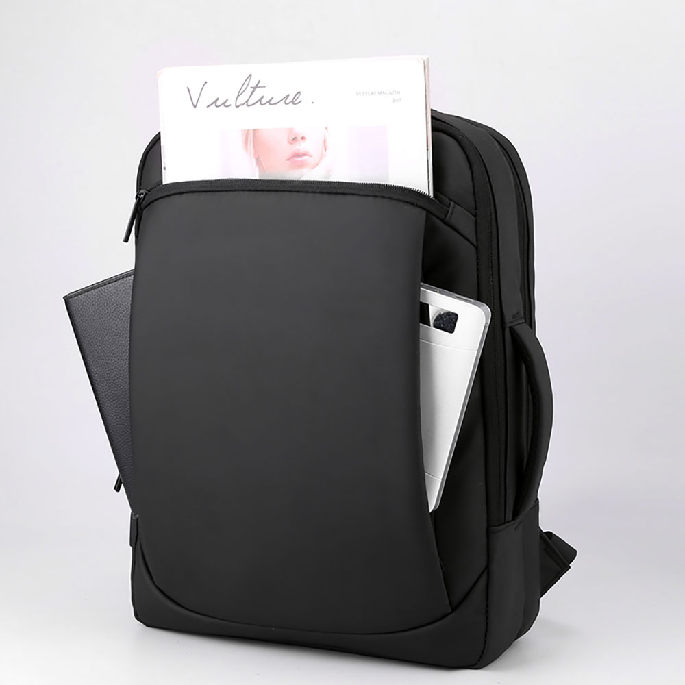 For Laudtec Unisex Business Laptop Backpack Durable Nylon USB Charging Port Large Capacity Zipper Closure Custom Logo DNB149 Wholesale OEM/ODM/Private Label
