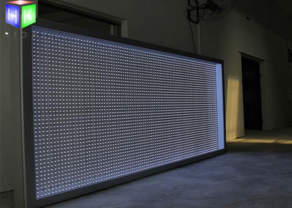 Aluminum Advertising Lightbox Frameless Picture Frames For Railway Station