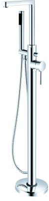 Chrome Finish Floor Standing Bath Shower Mixer For Modern Living Spaces T8620N
