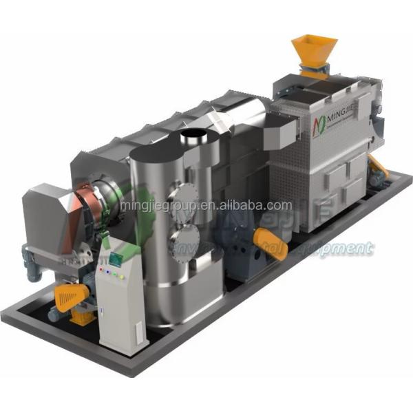 Mobile Biochar Pyrolysis Retort for 20mm Input Material Size 4/6/8m3 Effective Volume