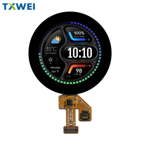 1.3 polegadas 240x240 Display LCD circular com SPI Interface Asahi Vidro Material de cobertura de vidro temperado
