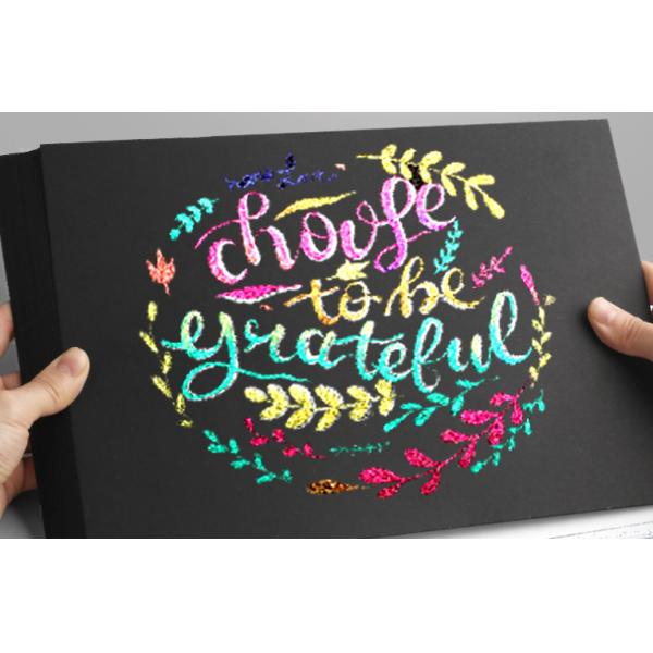 Чернота толщины A3 A4 250g Cardstock для покрашенной вручную черной карты Чернота толщины A3 A4 250g Cardstock для покрашенной вручную черной карты