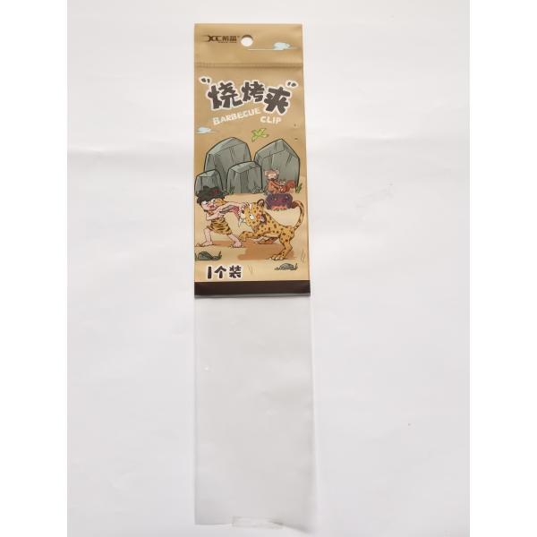 Customized Matt OPP Plastic Header Bag Gravure Printing Surface Treatment