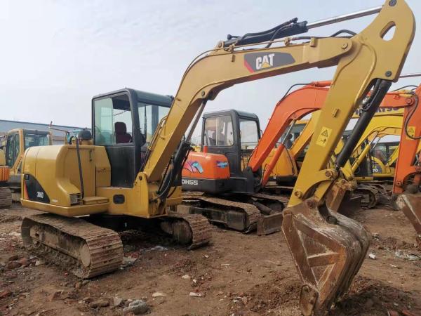 O motor 306D de Mitsubishi 4M40 usou Caterpillar Mini Excavator