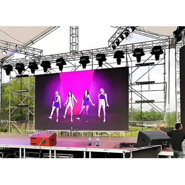 7680hz refresh rate p4.81 Outdoor Backdrop led wall Waterproof Stage rental led display