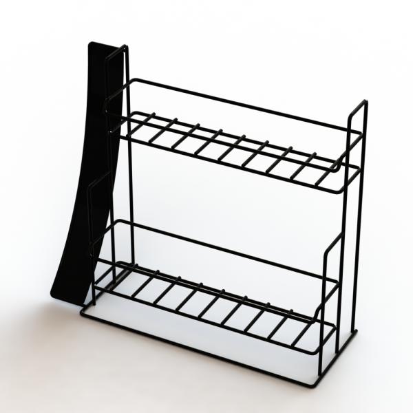 Custom Tea Box ISO Branded Display Stand Point Of Purchase Wire Counter Top