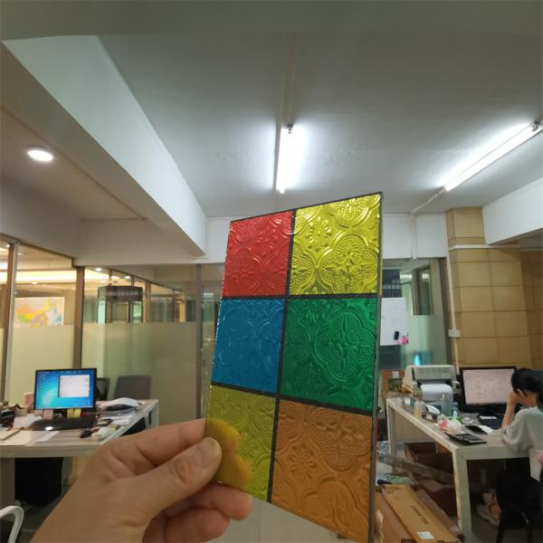 Impresión digital de cerámica vidrio de arte templado para decoración de paredes