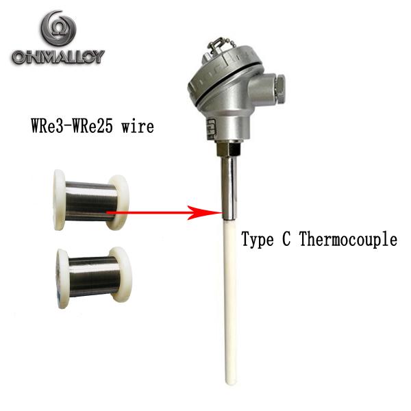 Тип точность 0.08mm голой электродной проволки WRe3 WRe25 термопары c высокотемпературная превосходная