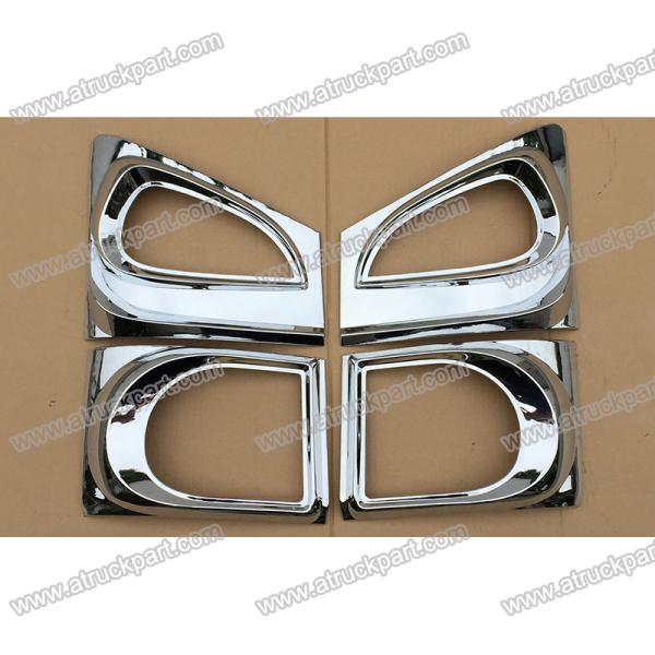 Chrome Corner Lamp Case For ISUZU NPR 150 NQR 175 NMR 130 NLR 130 Truck Spare Body Parts