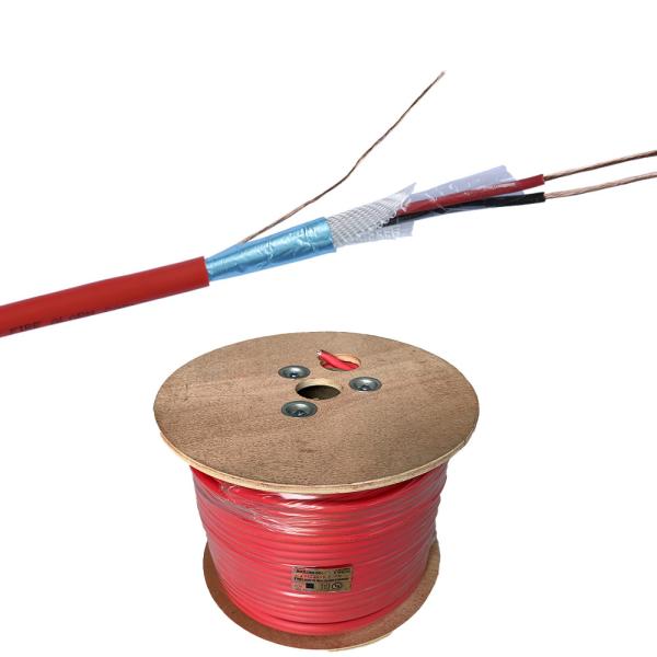 4cx 1.5mm 2.5mm 2 Core FPLR Power Limited Fire Alarm Cable for Industrial Applications