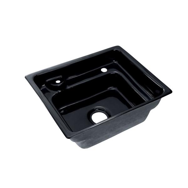 Black Ceramic shampoo bowl wash basin for beauty