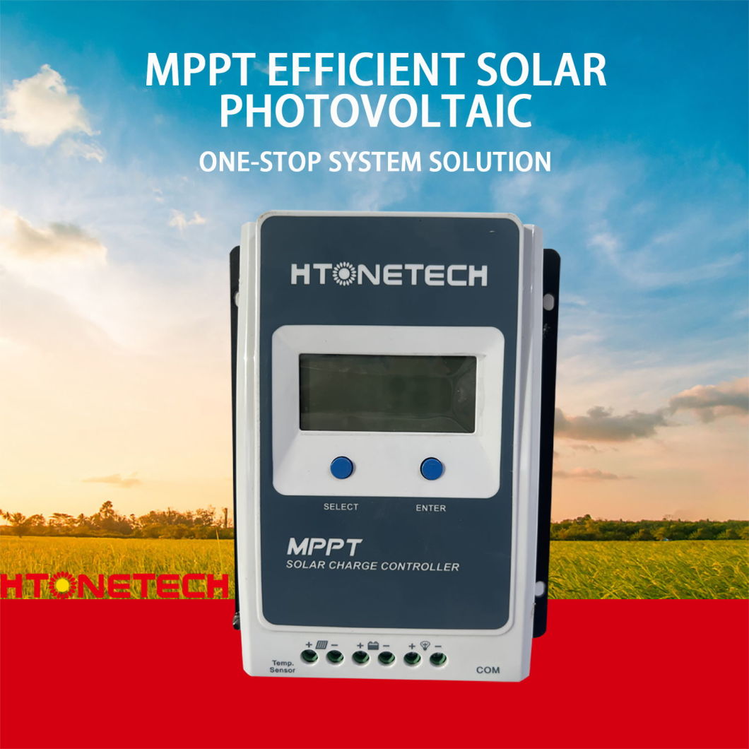 HT-K20-10A MPPT Контроллер солнечного заряда с положительным заземлением 8V-32V