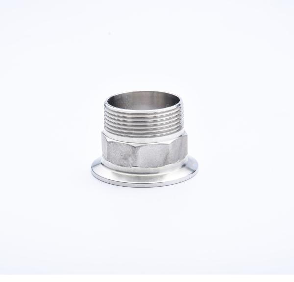 Male Hexagon Sanitary Stainless Steel 304 316L Thread Ferrule Tri Clamp Pipe Fitting