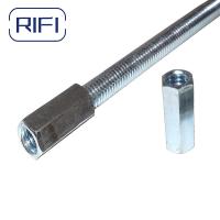 Acoplador de rodillas de acero galvanizado con rosca