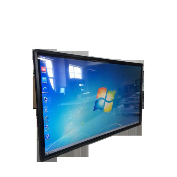 450cd/m2 Digital Signage Screens , 86 Inch Wall Mount White Board Anti Glare Glass