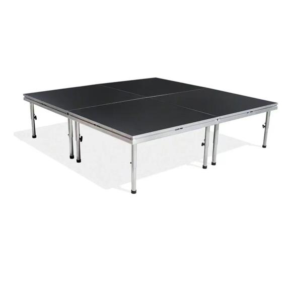 Square Aluminium Stage Deck Black Waterproof Modular Stage Platform