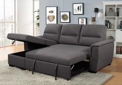 Living Room Modern Fabric Sleeping Sectional Sofa Set Multi Functional