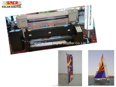 O tipo VJ 1604 de Mutoh estala acima a impressora