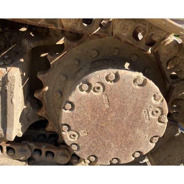 Cor Original 12Ton Usado Hitachi EX 120 Excavator EX120-5 com 60.5Kw ISUZU Motor