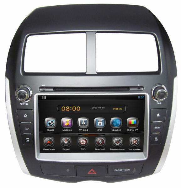 Ouchuangbo Pure Android 4.2 Car GPS Navi for Mitsubishi ASX 2010-2012 with DVD Stereo Bluetooth iPod OCB-8064C