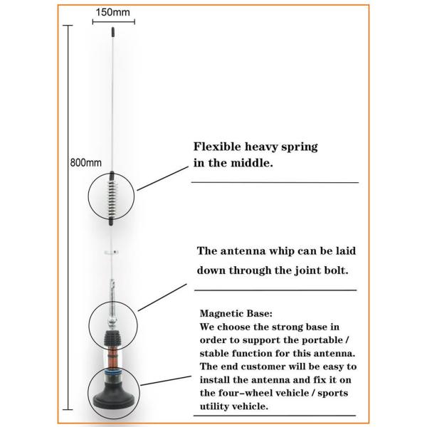 26 - CB автомобиля/тележки радио 28MHz антенна долгосрочных