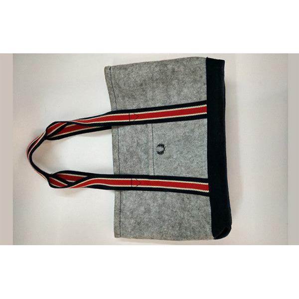 Non Woven Material Canvas Grocery Bags Small Front Pocket 35 * 25 * 5CM