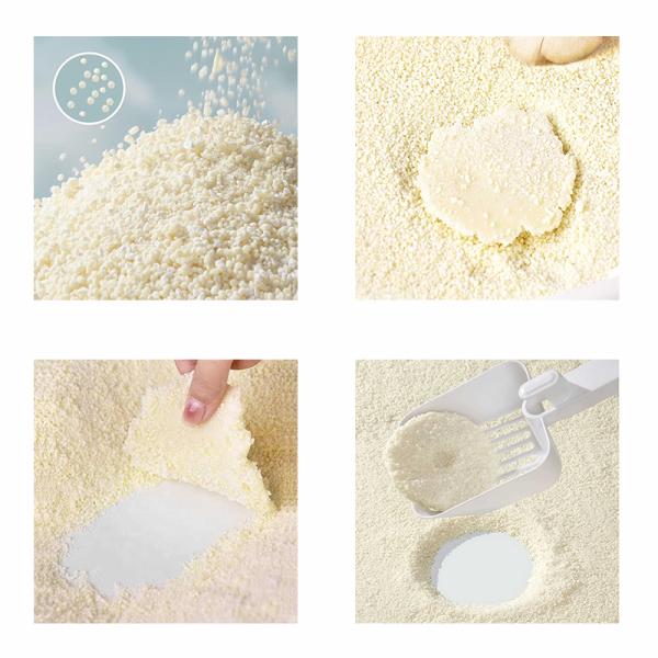 Légumes à base de plantes respectueuses de l'environnement pour les chats, facilement propres, super-agglomérants, pour lutter contre l'odeur Légumes de manioc