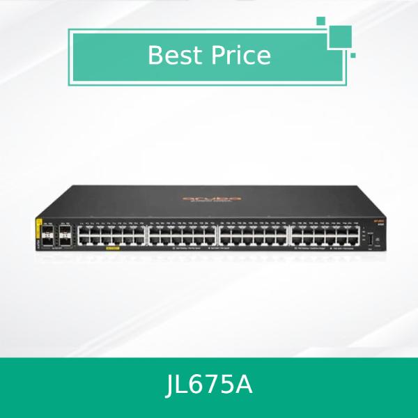 Hpe Aruba Networking Cx 6100 48g Class4 Poe 4SFP+ 370W スイッチ (JL675A) 新品・オリジナル