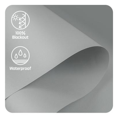 100%  Blackout Roller Blinds Fabrics Roll Length 40m