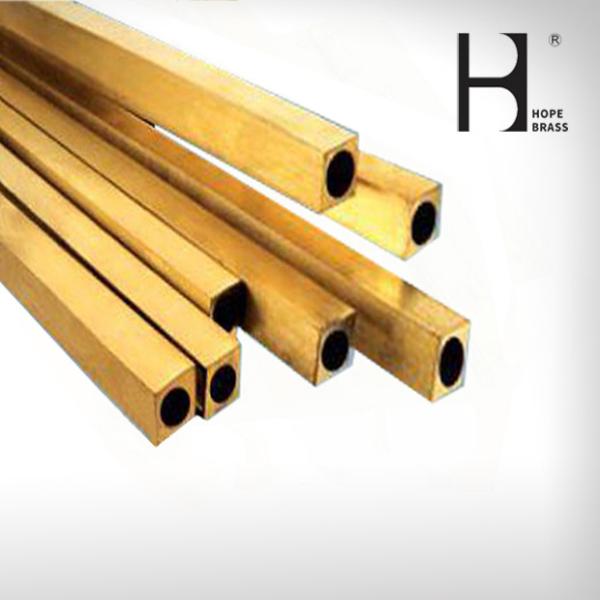Rustproof CuZn39Pb3 Rectanglar Brass Rods For Interior Furniture