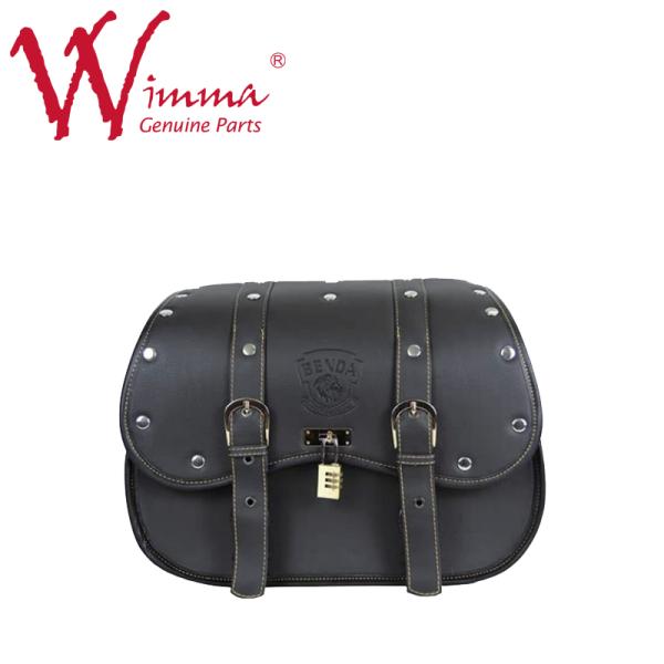 Участвующ в гонке PU сумки седловины стороны мотоцикла покройте кожей для аксессуаров частей