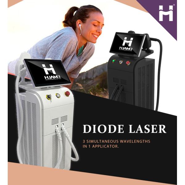 Weifang Huamei 4 Wavelength 755 808 1064nm Diode Laser Hair Removal Titanium ICE Laser