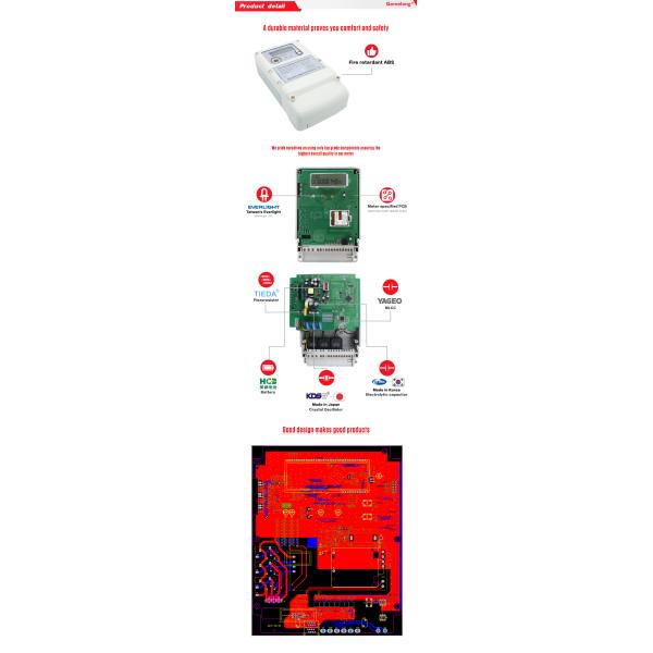 DTSD5558 Best Seller Wireless Smart Electricity Meter GPRS Electronic Revenue Meter