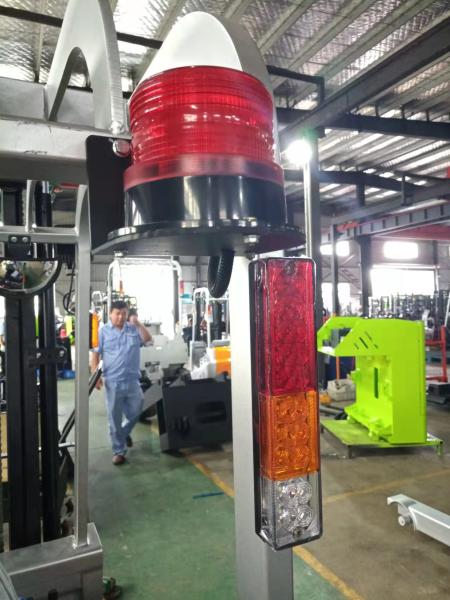 Counterbalance 3 Wheel Electric Forklift Truck Hydraulic Driving