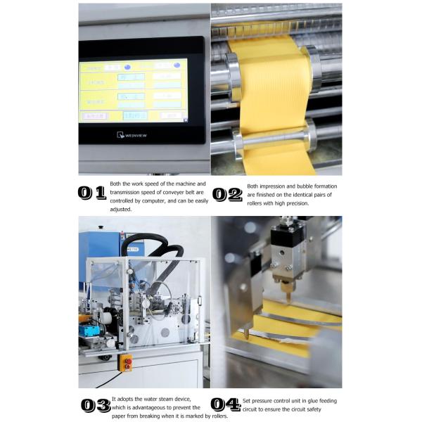 фильтр бумаги воздуха автомобиля 25m/Min плиссируя производственную линию панели машины регулируемую