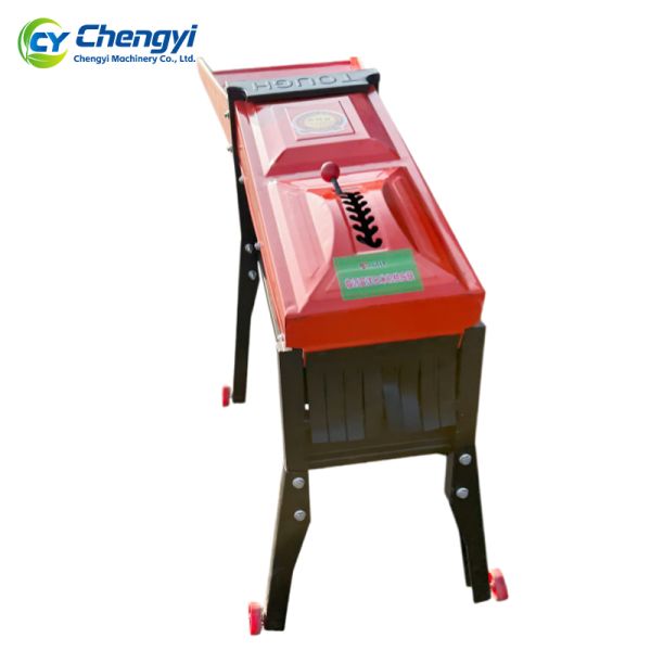Steel Corn Thresher With Blower Durable Maize Sheller Cleaning Machine