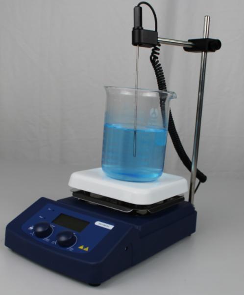 100rpm - 1500rpm Magnetic Hotplate Stirrer 380°C LCD Digital Hotplate Stirrer  For Laboratory Research