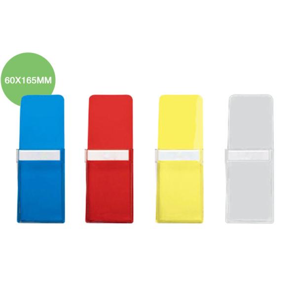 Porta-canetas para quadro branco de apagamento a seco de PVC transparente azul amarelo branco ODM