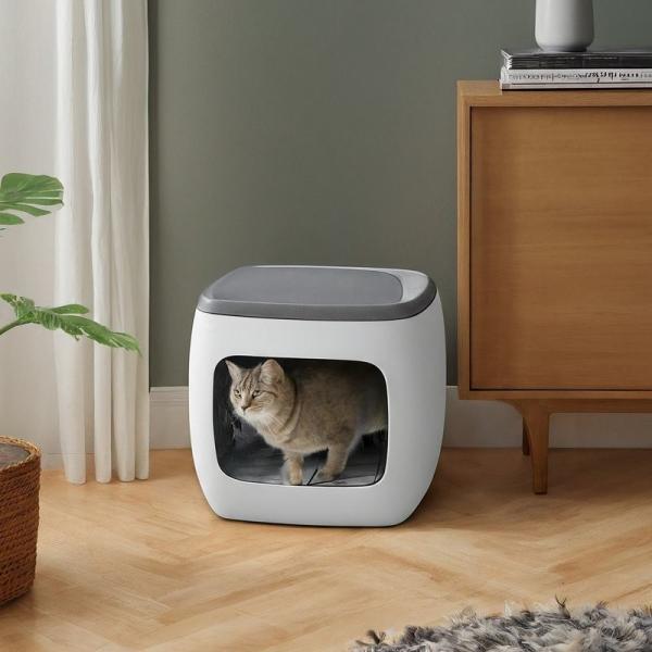Effective Odor Control Cat Little Box ABS Material  With Removable Lid