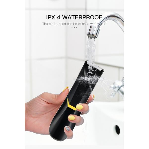 Podadoras de pelo de cerámica reemplazables de las cabezas de la cuchilla de la ingle del pelo del condensador de ajuste IPX4 del cuerpo eléctrico de la prenda impermeable