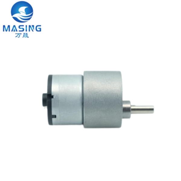 12V 24V Slow Speed 5RPM 10RPM DC Gear Motor 37MM Geared Motors With Reduction Gearbox